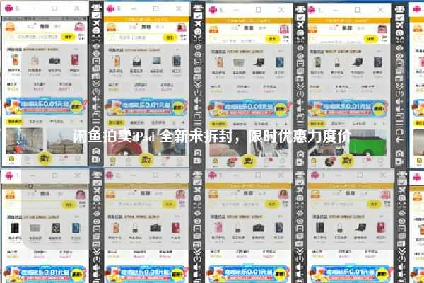 闲鱼拍卖iPad 全新未拆封，限时优惠力度价