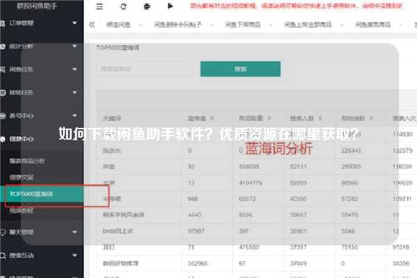 如何下载闲鱼助手软件？优质资源在哪里获取？