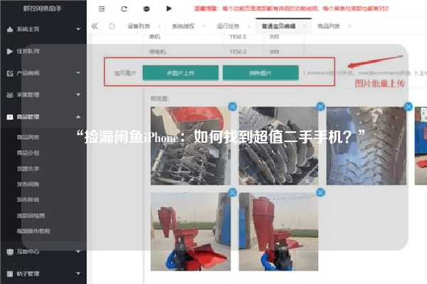 “捡漏闲鱼iPhone：如何找到超值二手手机？”