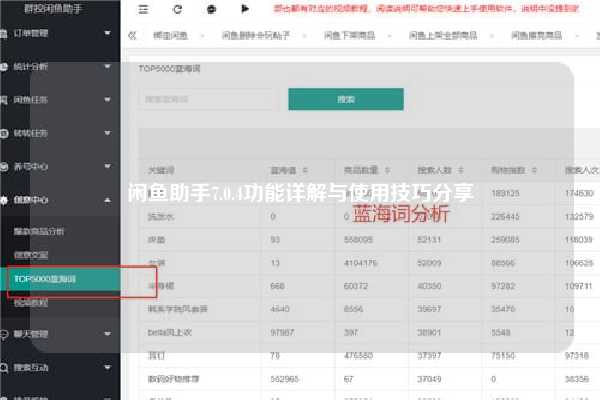 闲鱼助手7.0.4功能详解与使用技巧分享