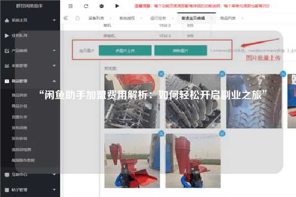 “闲鱼助手加盟费用解析：如何轻松开启副业之旅”